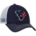 Men's Houston Texans NFL Pro Line by Fanatics Branded Navy/White Core Trucker II Adjustable Snapback Hat 2760041